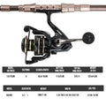 8m High Carbon Ultralight Super Hard Telescopic Fishing Rod Reel Combo Portable Full Set With Simulated Lures Line Hooks Float