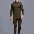 Winter Top Quality New Thermal Underwear Men Underwear Sets Compression Fleece Sweat Quick Drying Thermo Underwear Man Clothing