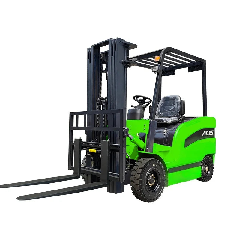 2 Ton 3 Ton 5 Ton Wheel Driven Forklift Outdoor Road Electric Forklift with Paper Roll Clamps for Industrial Material Pro