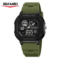 SKMEI 2641 Military Countdown Mens Wristwatches Chrono Alarm Watches Dual-display Digital Watch for Men Waterproof Relojes