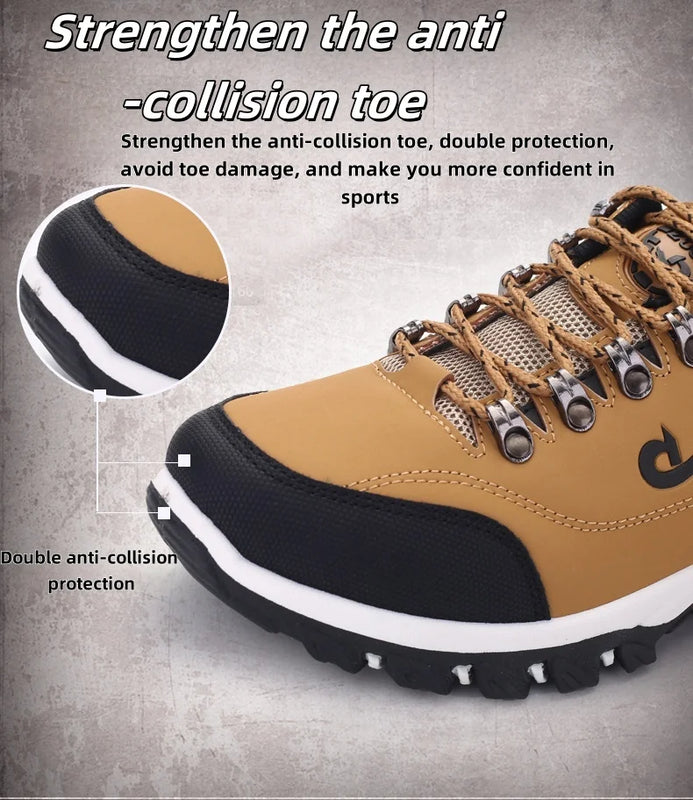 High-Quality Sports Shoes Men's Casual Shoes, Waterproof And Lightweight, Suitable For Outdoor Hiking, Mountaineering, City Work