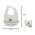Waterproof Baby Bibs For Kids Eating Stuff Soft Silicone - View 2 | SAMAG