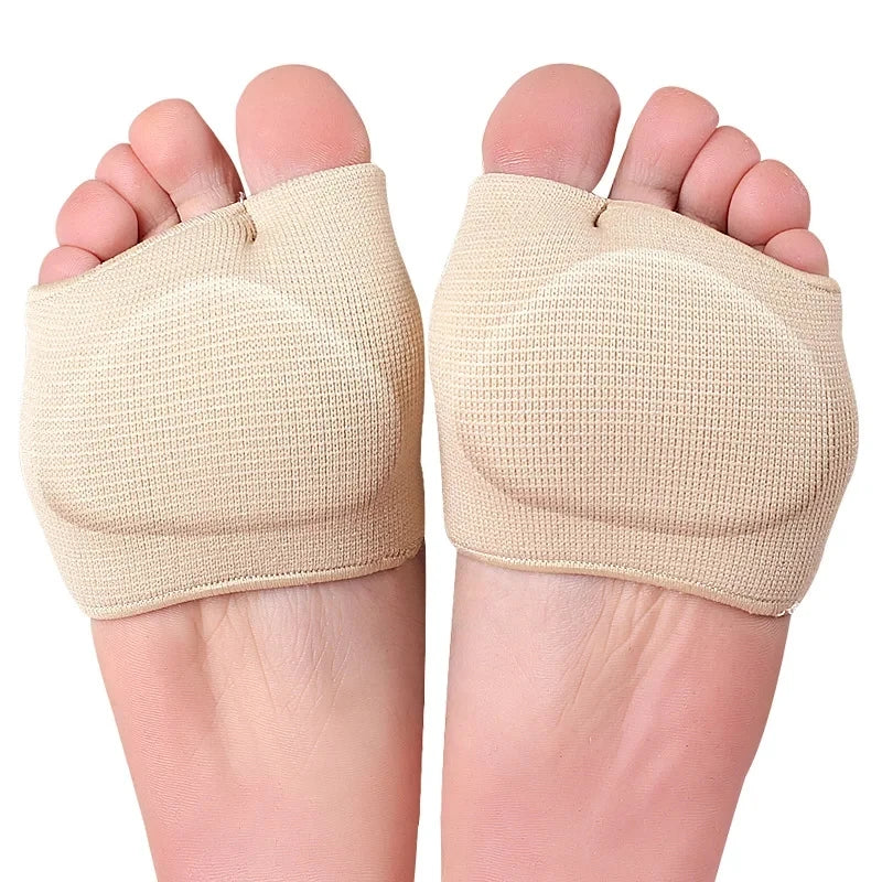 Silicone Metatarsal Foot Pads for Shoes Insert Forefoot Pads Man Woman Toe Socks for Standing Long Time Pain Relief Insoles