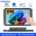 10.1 Inch 1920*1200 16:10 Metal Case Capacitive Touch Screen VESA Industrial Monitor With VGA HDMI BNC AV USB Port for CNC Kiosk