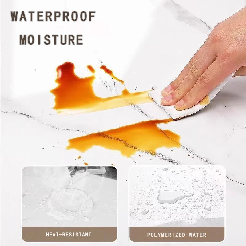 40cm Marble Thick Foam Bedroom Wallpaper Imitation Ceramic Tile Self-Adhesive Wallpaper Bathroom Waterproof Wall Sticker