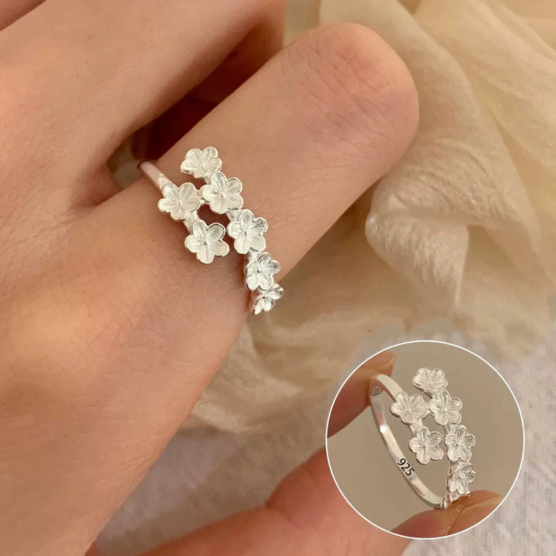 VENTFILLE 925 Sterling Silver Bow Tie Open Finger Ring For Women Gift Cute Design Fashion Jewelry Gift Wholesale