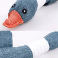 Eco - Friendly Plush Duck Dog Toy with Squeaker for Chewing and Teething - Interactive Pet Supplies Cat Dog Toys