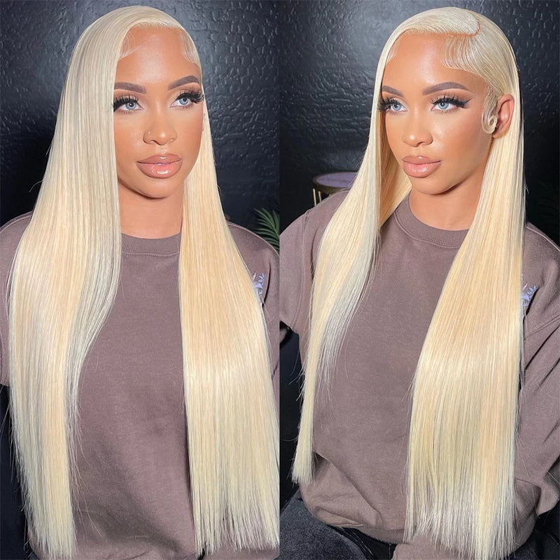 613 Honey Blonde Colored Human Hair Bundles Bone Straight Peruvian Human Hair Extensions Bundles Deal 30 32 34 36 38 40 inches 100% Unprocessed Human Hair 1/3/4 Bundles Super Double Weft Wholesale Hair