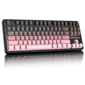 ATTACK SHARK X87 Wireless Mechanical Gaming Keyboard, Tri-Mode BT5.0/2.4GHz/USB-C Gasket Hot Swappable Custom Keyboard, Pre-lube