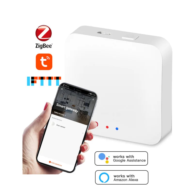 Matter Gateway Hub Homekit Tuya Zigbee BL Multi-model Gateway Smart Home Bridge Zigbee Google Home Smart Life App Control
