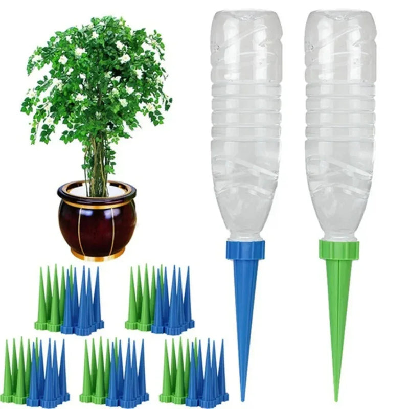 32pcs Automatic Drip Irrigation System Self Watering Spike for Flower Plant Greenhouse Garden Adjustable Auto Water Dripper
