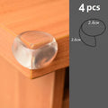 4Pcs Children Baby Safety Silicone Protector Table Corner Edge Protection Cover Children Anticollision Edge Guards