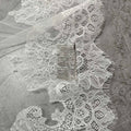 Customized Long Mantilla Veil with Eyelash Lace, 2.5m/3m - View 6 | SAMAG