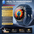 2026New AI-Diagnosis Care Smartwatch ECG+PPG Accurate Uric Acid Blood Pressure Body Fat Five organ Fitness Waterproof Smartwatch