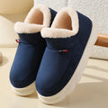 Winter Women Shoes Casual House Shoes For Men 2026 Outdoor Warm Cotton Shoes For Women Indoor Plush Padded Slippers Female