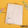 A5 Binder Cute Transparent Binder Notebook Filing Cabinet A5 Ring Pockets Leaf Filing Cabinet A5 Macaron Binder HYJ02