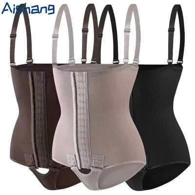 Women Shapewear Bodysuit High Waist Trainer Girdle Shorts | SAMAG