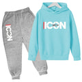 Children's Hooded Sweatshirt with Letters - 3-13 Years | SAMAG