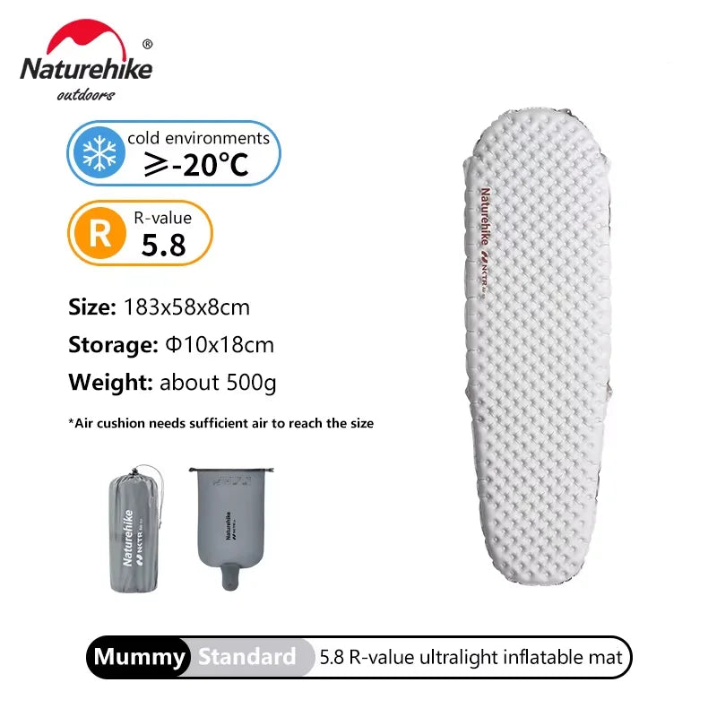 Naturehike Inflatable Mat Ultralight 5.8 High R Value | SAMAG