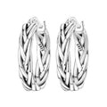 925 Sterling Silver Simple Gold U - shaped Earrings Jewelry Versatile Hoop For Women Fine Birthday Party - Visuel 9 | SAMAG