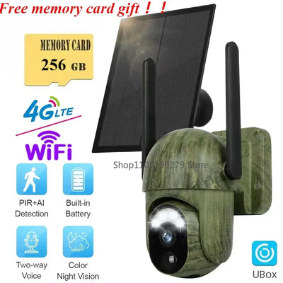 4MP 4G/WIFI Solar Security Camera Wireless Outdoor WiFi | SAMAG