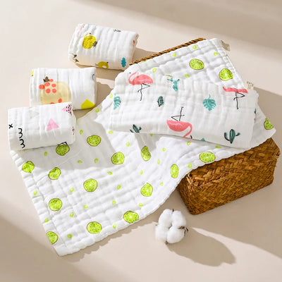 Gauze six - layer small towel pure cotton Class A baby face | SAMAG