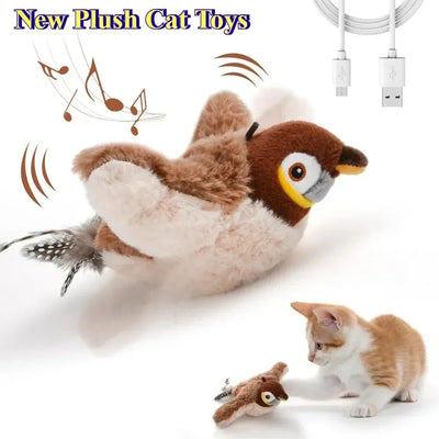 Hot Cat Interactive Toys Catnip Electric Pat Bird | SAMAG