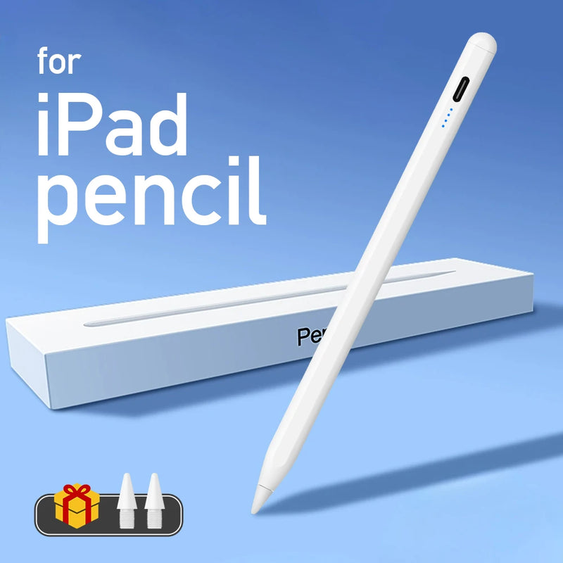 Stylus Pen For Apple Pencil with LED Power Indicators Palm Rejection Touch Pencil for 2025 2022 2021 2020 2019 2018 iPad pencil
