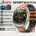 2026 New Outdoor GPS Sports Smartwatches Men Compass 10ATM Waterproof 24/7 Health Monitoring Chat GPT Bluetooth Call Smart Watch