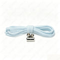 1 Pair New Elastic No Tie Shoelaces Semicircle Shoe Laces For Kids and Adult Sneakers Shoelace Quick Lazy Metal Lock Laces