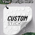 1/70/120/210Pcs Custom Square PVC Stickers Waterproof Personalized for Party, Label, Packaging