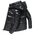 High Quality New Hooded Down Men Trend Solid Color Short Winter Hooded Jackets Coat Windproof Thickened Warm Long Sleeve Parkas