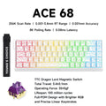 MCHOSE ACE 68 Magnetic Switch Gaming Keyboard Hall Effect Rapid Trigger Programmable RGB 8K Hz DKS/MT/TGL/RS/SOCD Keyboard