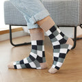 5Pair Pack New Men's Socks Colorful Grid Casual Business | SAMAG