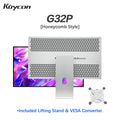 Kuycon G32P 32 Inch Computer Monitor 6K UHD IPS PC Display 500 Nits Contrast Rate 2000:1 Desktop Screen 99%sRGB Aluminum Alloy