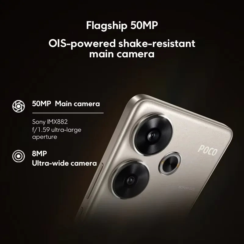 POCO F6 5G Global Version and Indonesian version 90W turbo charging Snapdragon 8s Gen 3 NFC 6.67”120Hz Flow AMOLED DotDisplay