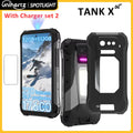Unihertz TANK X 8849 5G Smartphone 32+512GB Built-in 1080P 220 lumen Projector 50MP+64MP Camara Android 15 17600mah Battery NFC