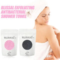 Bath Towel Back Scrubbing Towel Dual Sided Durable Exfoliating Body Towel Back Strap Unisex Detox Mud Back Scrub Extended Towel