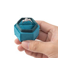 1PC Velvet Ring Box Hexagon Jewelry Box Gift Box for Jewelry Packaging