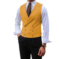 Fashion Solid Vests for Men Casual Style Sleeveless Male Fashion Waistcoat 1 Piece Slim Fit Beach Prom Party Suits Vest