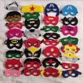 32/28/10 Pcs/Lot Superhero Mask Cosplay Christmas Halloween  Carnival Party Props  Birthday Felt  Masquerade