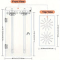1PC Transparent Dustproof Necklace Box, Clavicle Chain Sweater Chain Finishing Display Holder