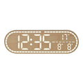 Large Digital Wall Clock Temperature and Date Week Display Electronic LED Table Alarm Clocks Brightness Adjustable 12/24H Format