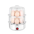 Dual-Layer Microwave Egg Cooker, BPA-Free Rapid Egg Boiler with Anti-Splatter Lid, Versatile Poacher for Fast & Healthy Eggs