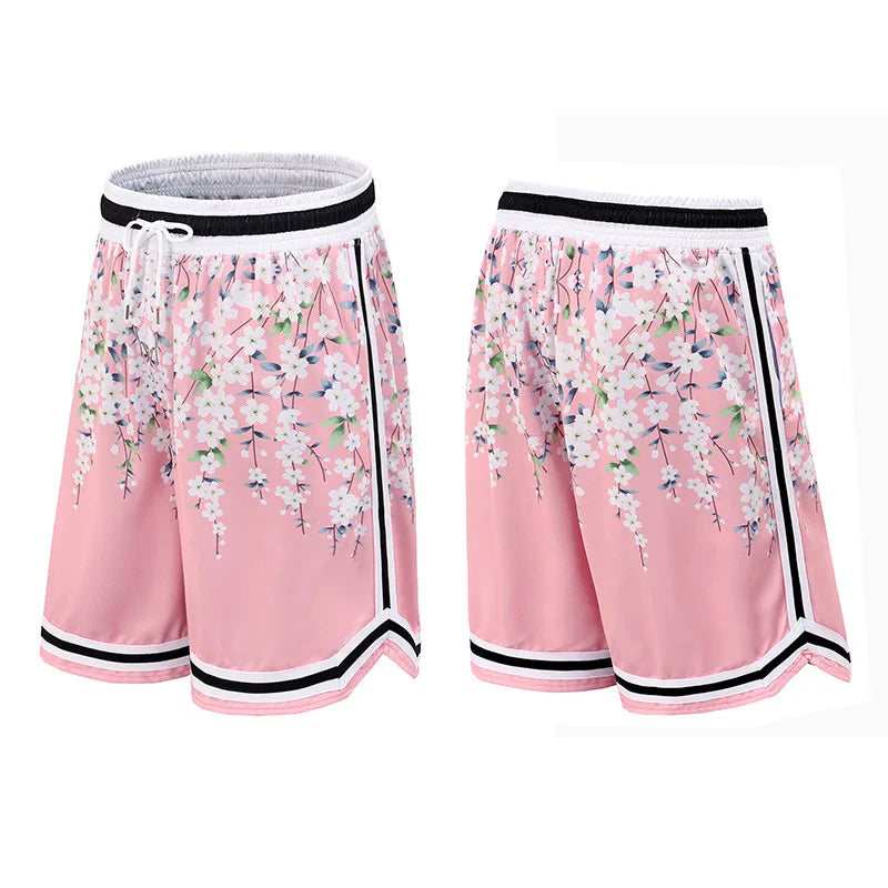 Loose Basketball Shorts for Men's Summer Sports Training in 2025 Casual Loose and Breathable Pants American Five Point Shorts