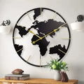 Modern Mural Wall Clock Stylish Room Ornaments Silent Clocks Home Design Living Room Wall Watch Deco House Interior Furniture