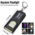 900 Lumen EDC Flashlight, Dual Light 7 Modes USB Rechargeable, with Magnet & Clip IPX4 Waterproof for Camping Fishing Emergency