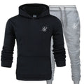 Sik silk Men Sets Fashion Autumn Spring Sporting Suit Sweatshirt Sweatpants Clothing 2 Pieces Slim - View 23 | SAMAG