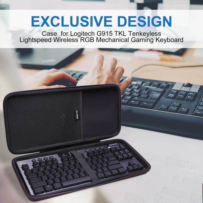 Case for Logitech G913 TKL - Gaming Keyboard Cover Protective Storage Bag for Logitech G913 TKL Mechanical Keyboard