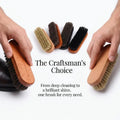 1PC Handle Dashboard Details Polishing And Cleaning Brush Horse Hair Wood Brush Leather Shoe Care And Cleaning Shoe Brush